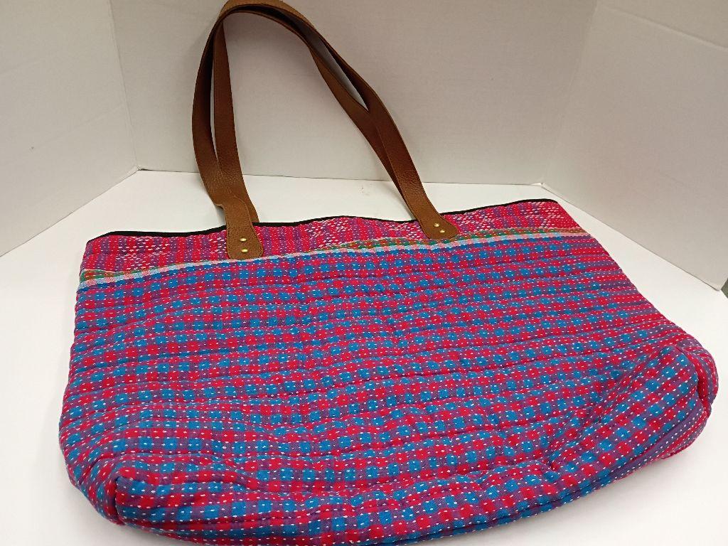 Handcrafted Cotton Quilted Tote