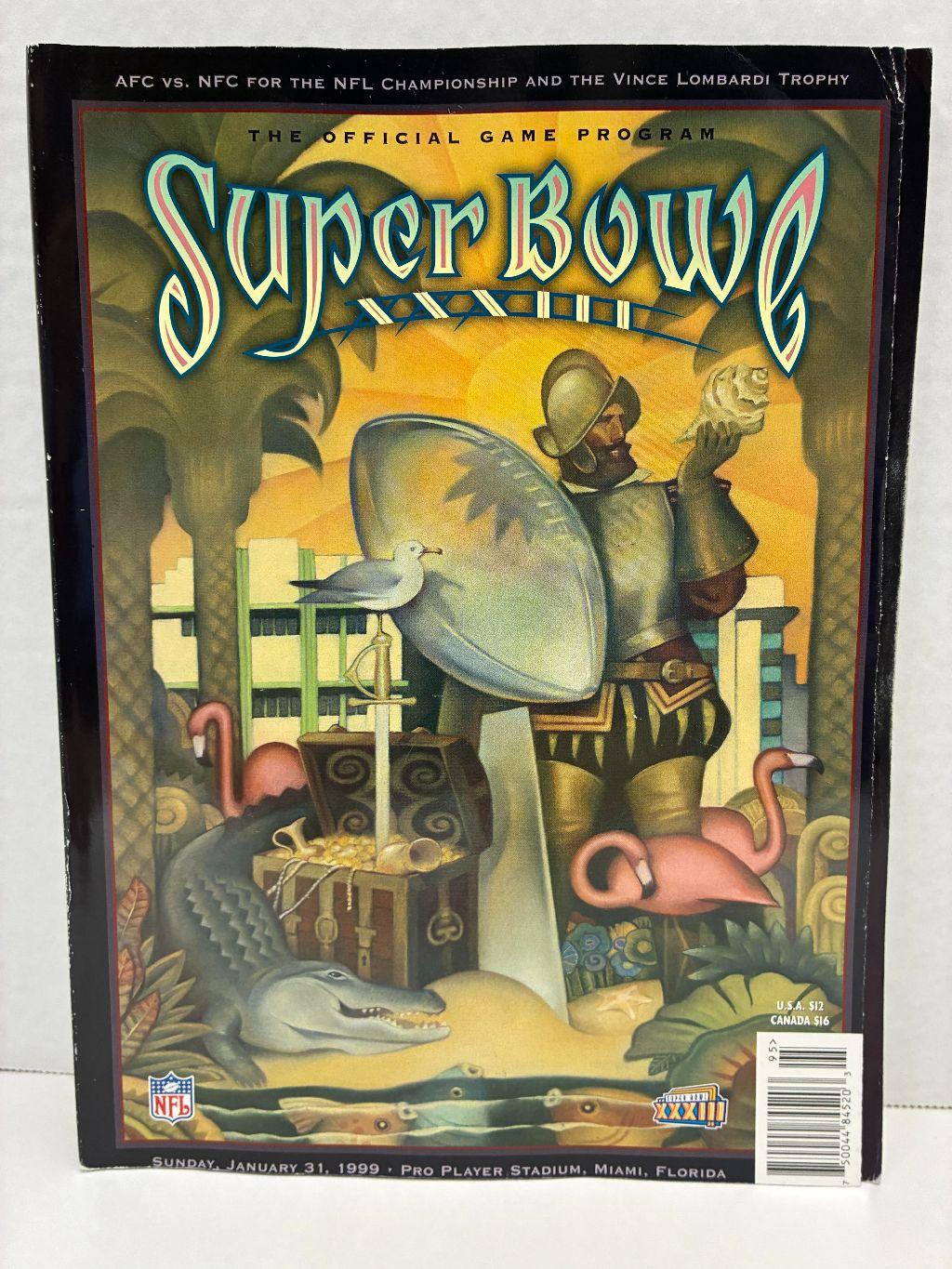 Super Bowl XXXIII Program