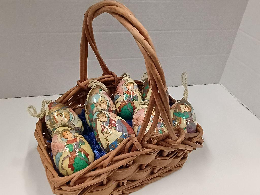 Papier Mache Christmas Ornaments #2