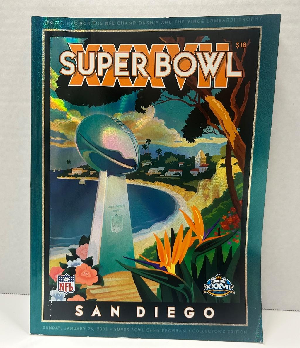 Super Bowl XXXVII Program