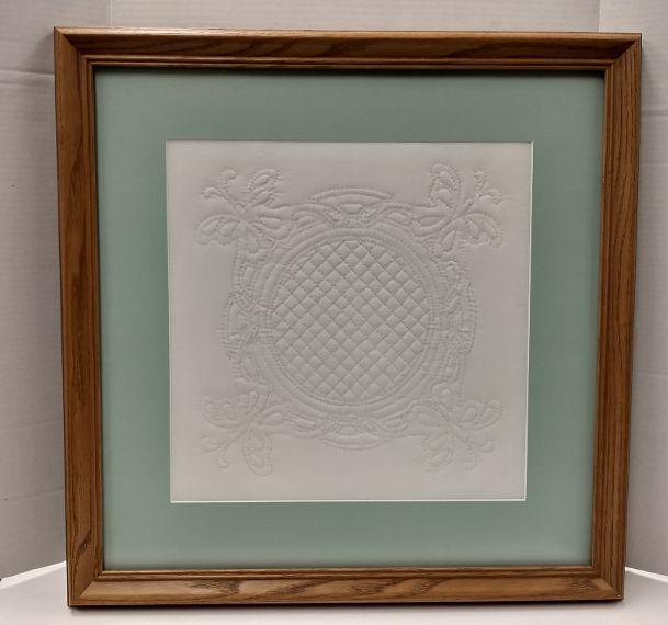 Hand Quilted Framed Wall Hanging