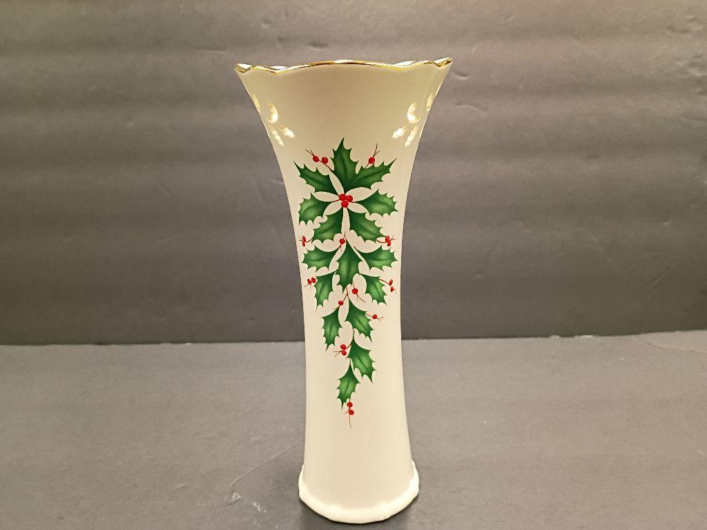 Lenox Tall Holiday Vase
