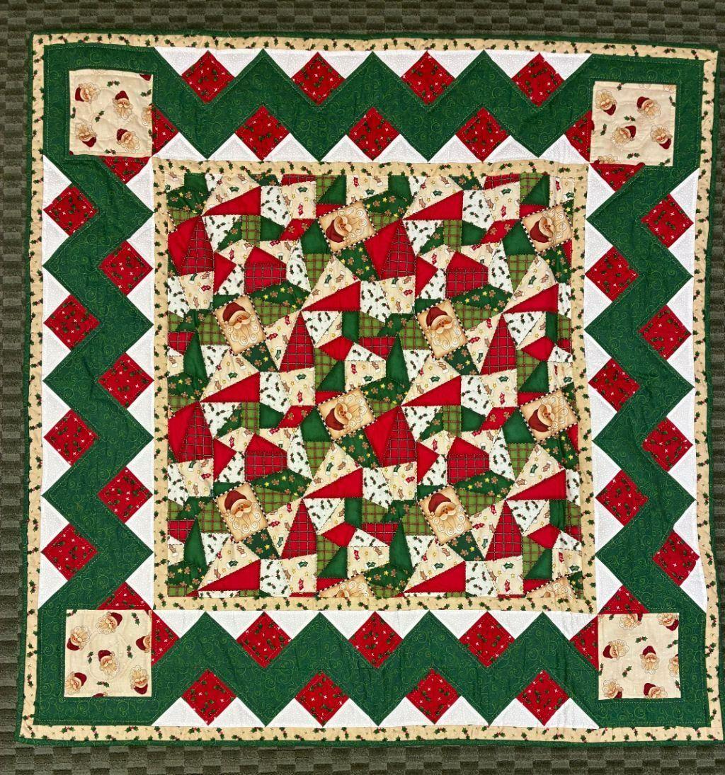 Santa's Presence Christmas Throw