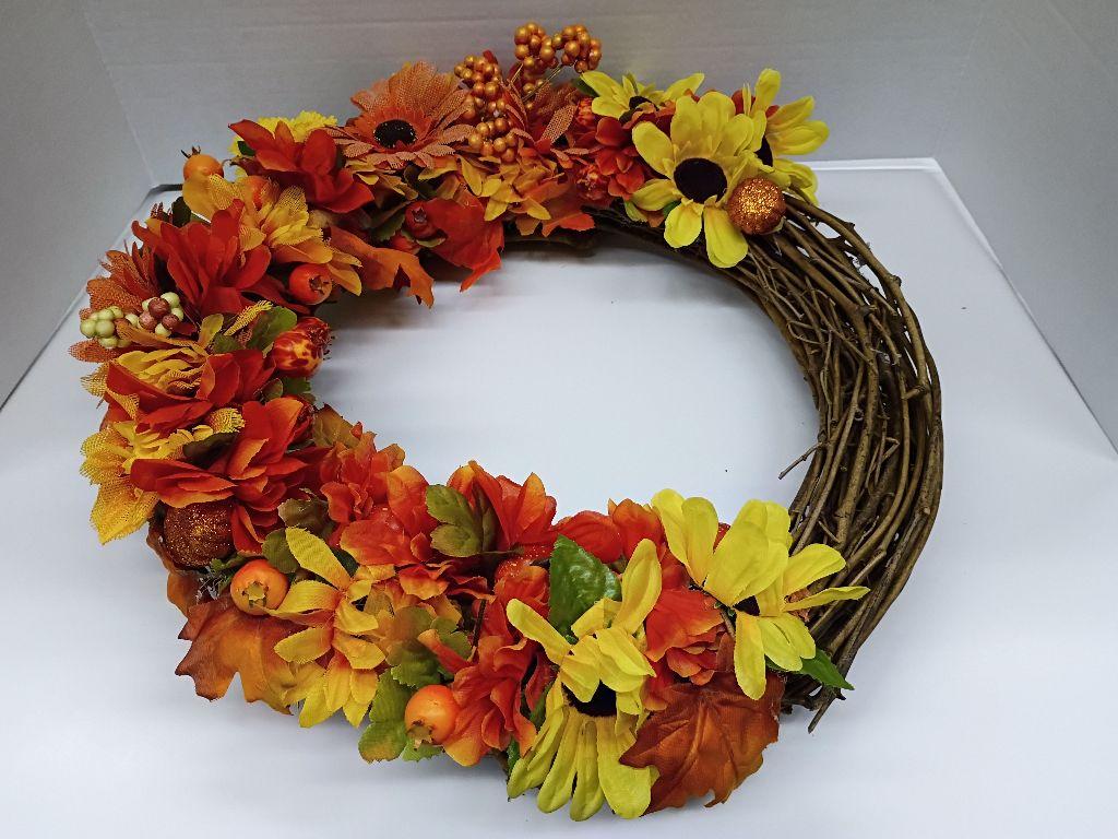 Autumn Grapevine Wreath