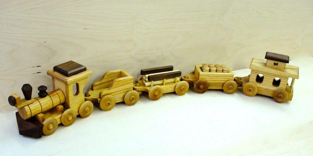 Handcrafted Wooden Train