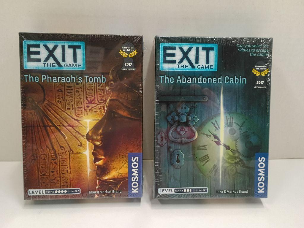 Two ''Exit'' Escape Room Games