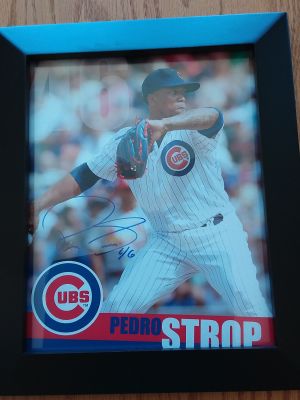 Autographed Pedro Strop Print