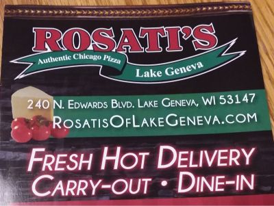 DINE & DASH- $25 Gift Certificate to Rosati's Pizza