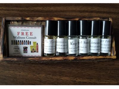 BASKET- Essential Oil Rollers, Storage Shelf, and Symphony of the Cells Treatment