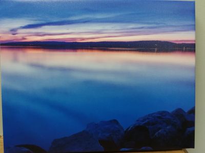 Canvas Print of Geneva Lake Sunset