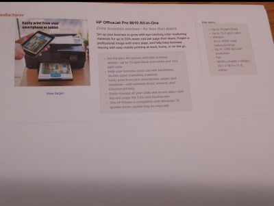 HP Office Jet Pro Wireless All-in-One Photo Printer with Mobile Printing