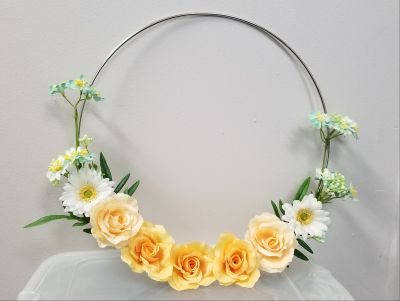 BASKET - Floral Wreath