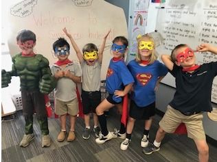 2 Winners Fedor's- Superhero Soiree with the Kindergarten Teachers