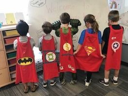 2 Winners DeVore's- Superhero Soiree with the Kindergarten Teachers