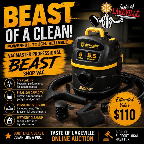 Tame Every Mess with the Vacmaster Beast!