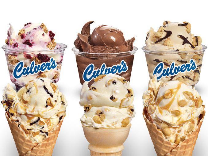 Culver's Custard for a year
