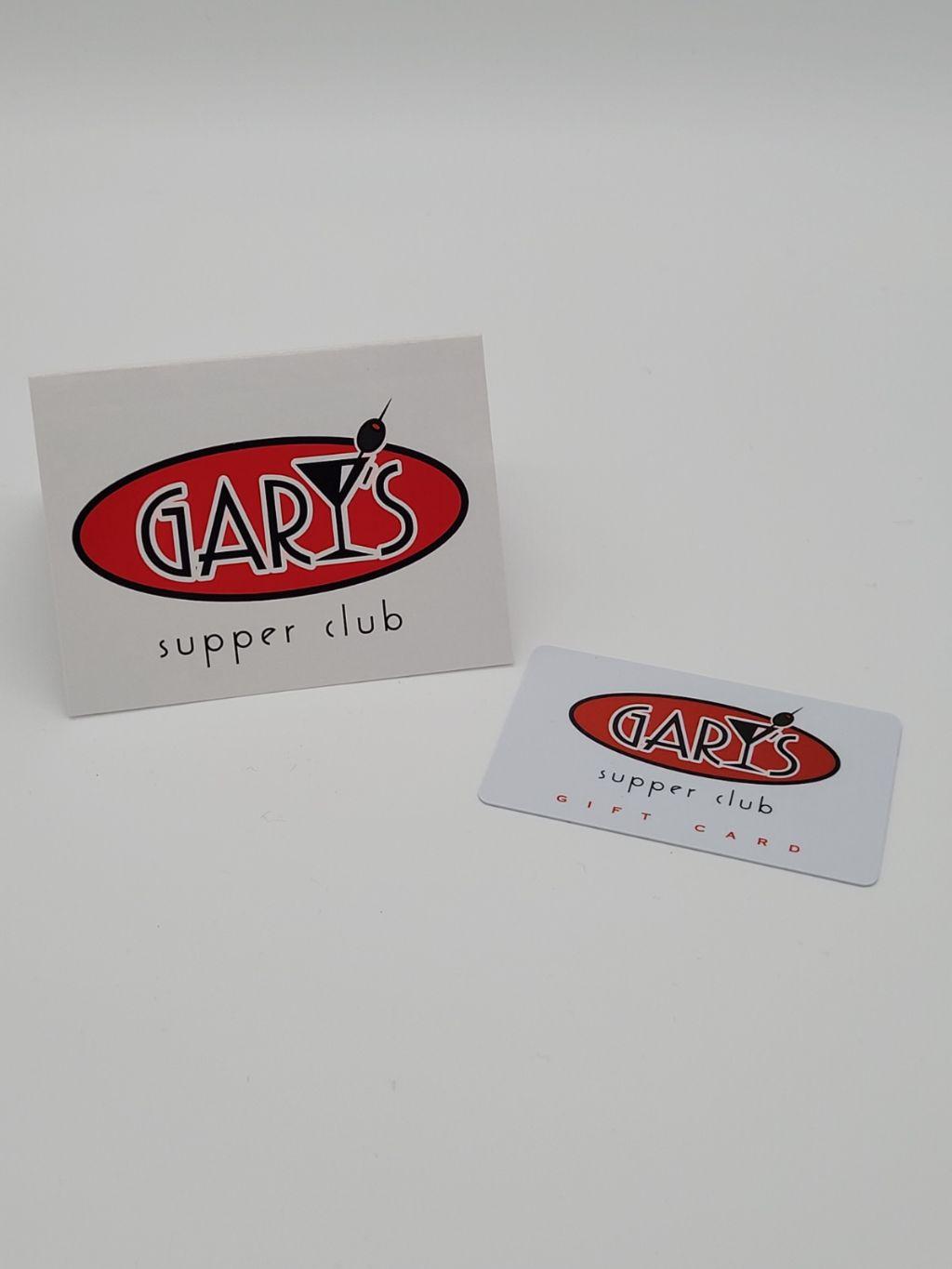 Gary's Supper Club Gift Card