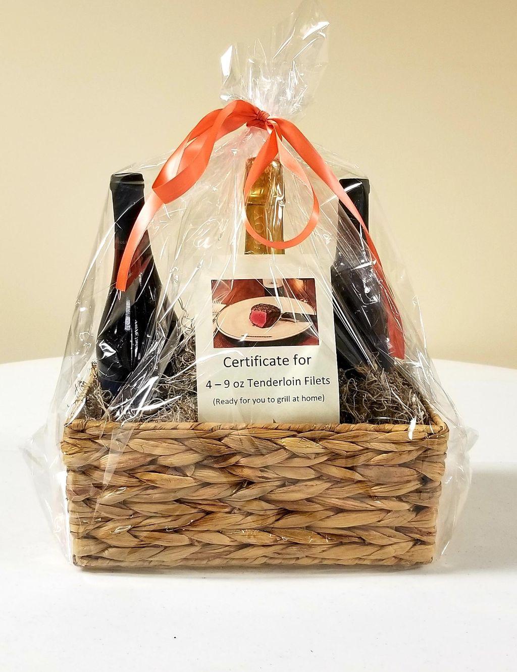 Gift Basket - Porterhouse Steak and Seafood