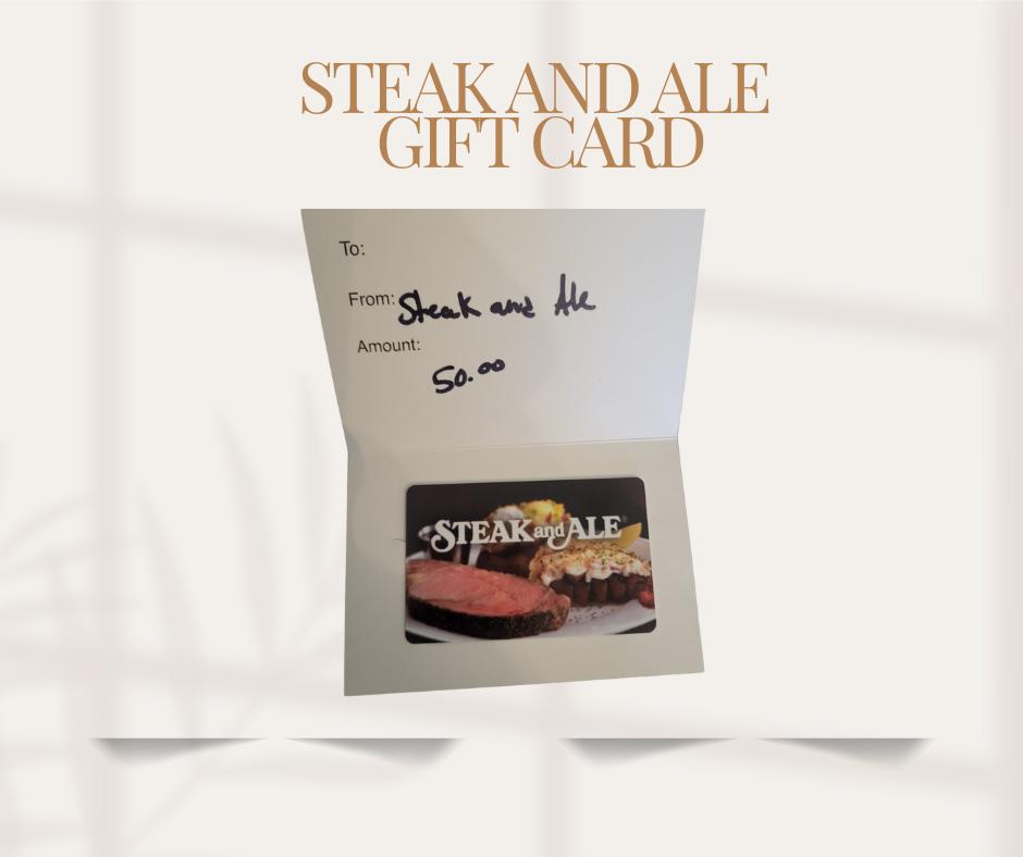 $50 Gift Card to Steak and Ale