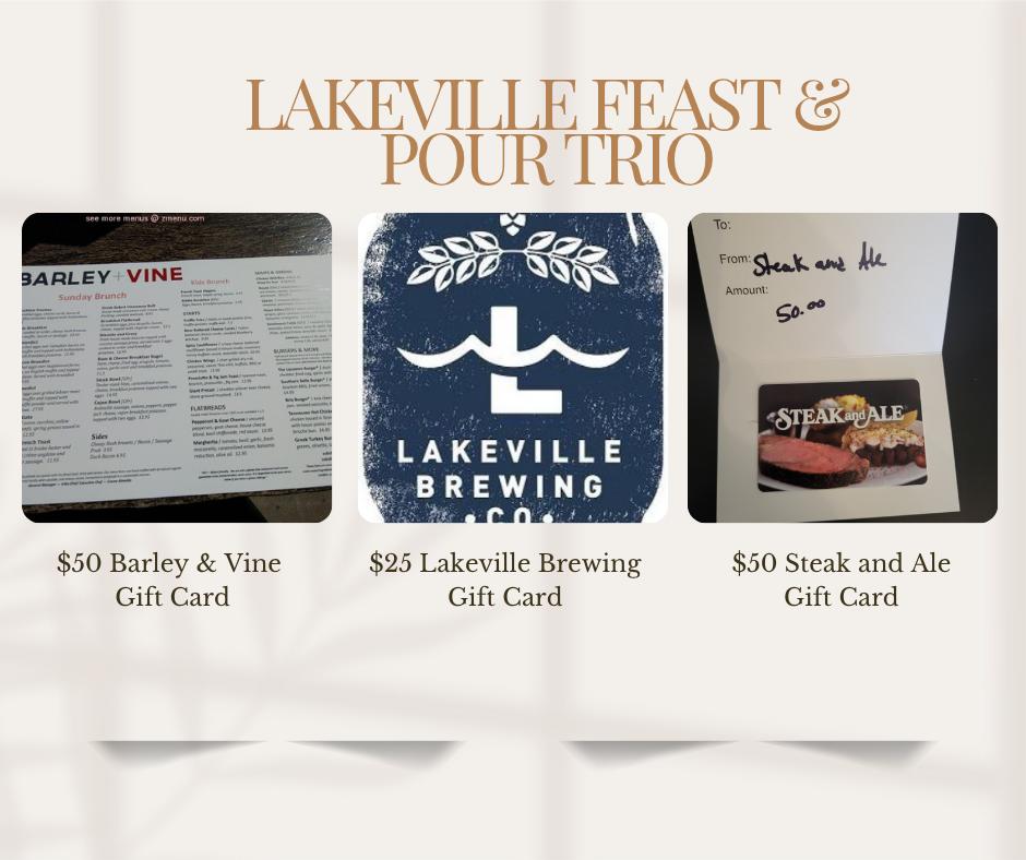 Lakeville Feast & Pour Trio