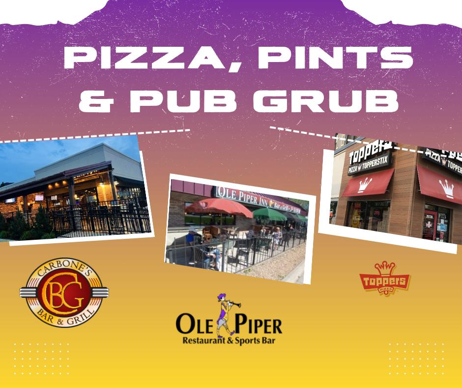 Pizza, Pints & Pub Grub