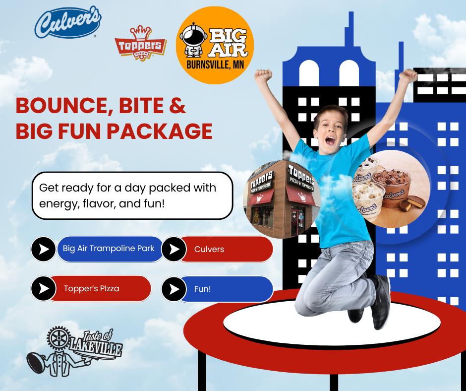Bounce, Bite & Big Fun Package