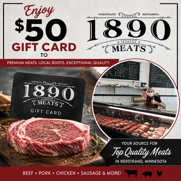 1890 Meats Gift Certificate