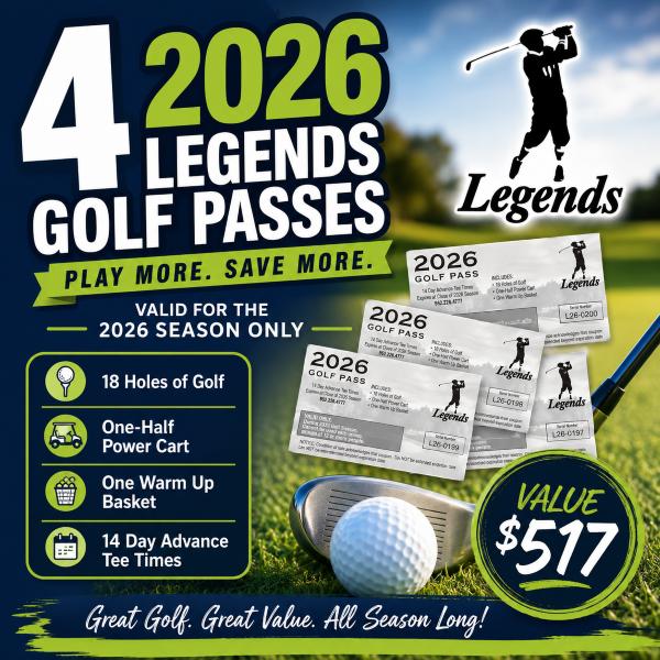 Fore! Four Rounds at Legends Golf Club