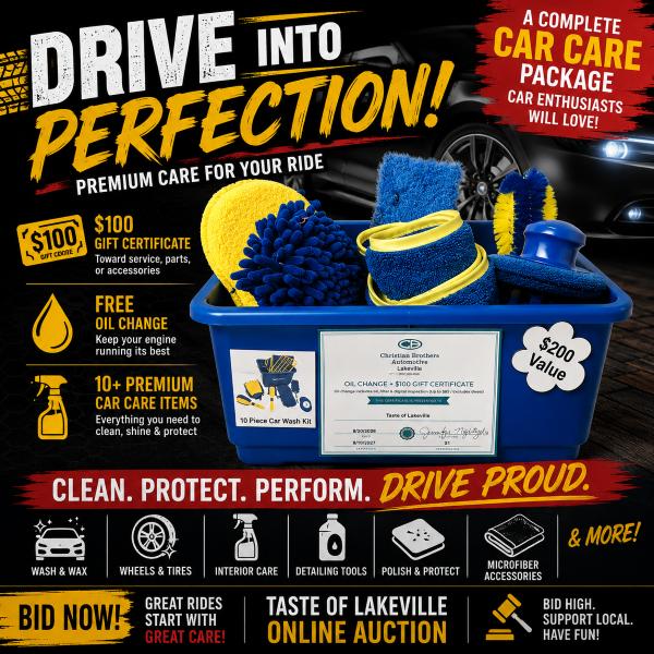 Christian Brothers Car Care Gift Basket