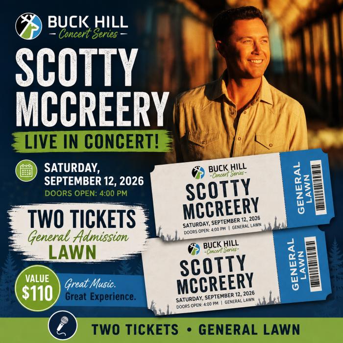Scotty McCreery Live at Buck Hill – 2 Concert ...