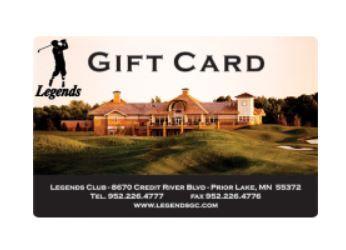 Legends - Gift Card-$100