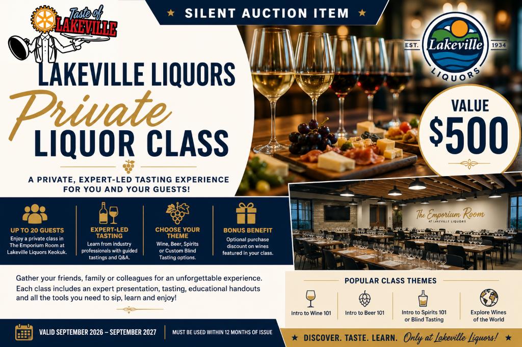 Lakeville Liquors Private Class Experience