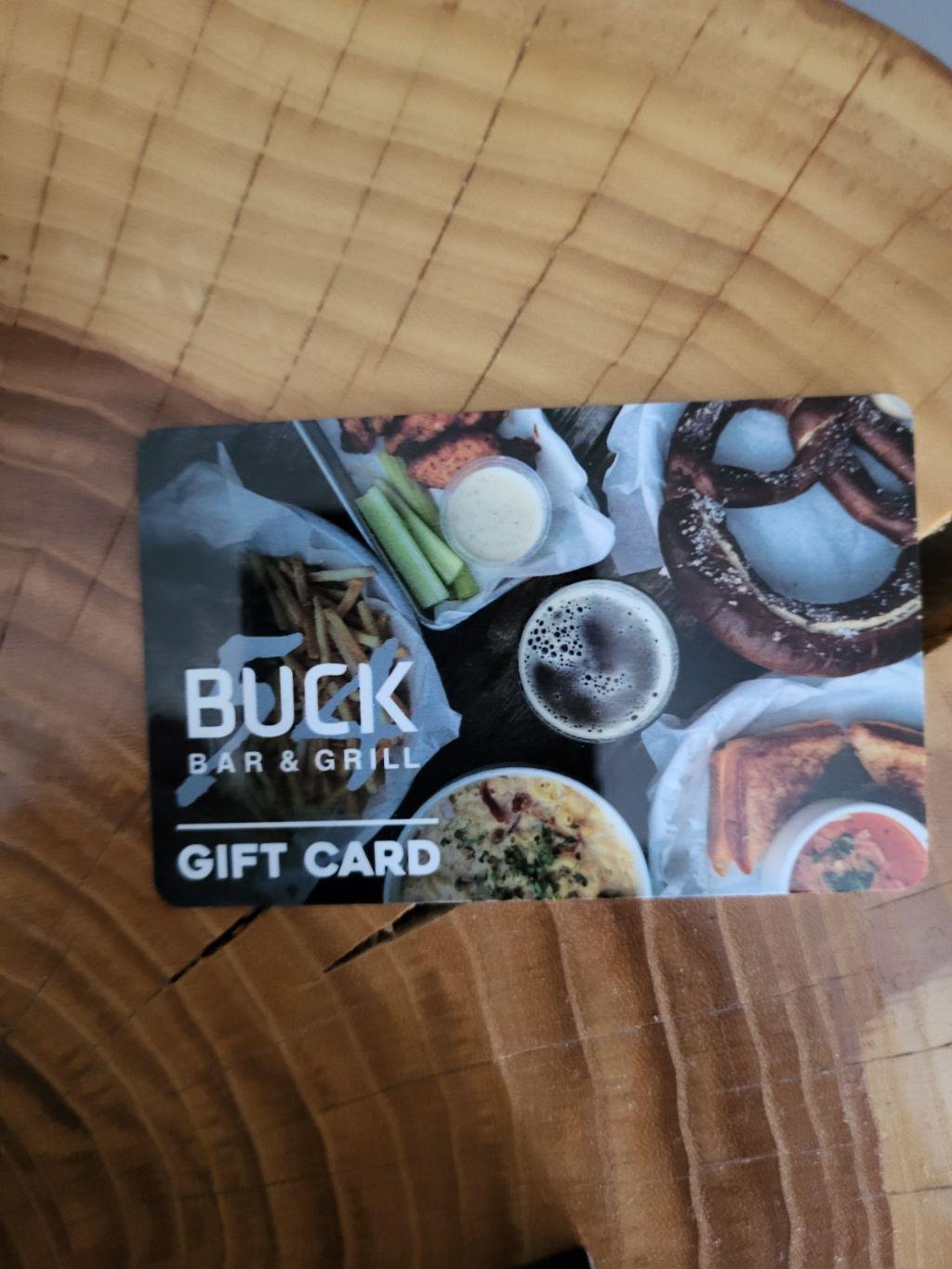 Buck '54 Bar & Grill $50 Gift Card