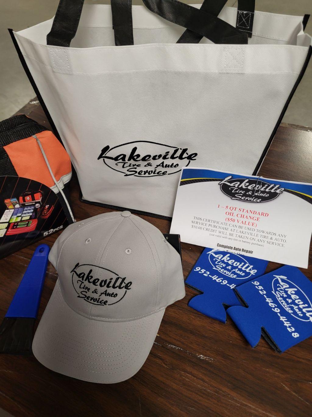 Lakeville tire & Auto Gift Bag