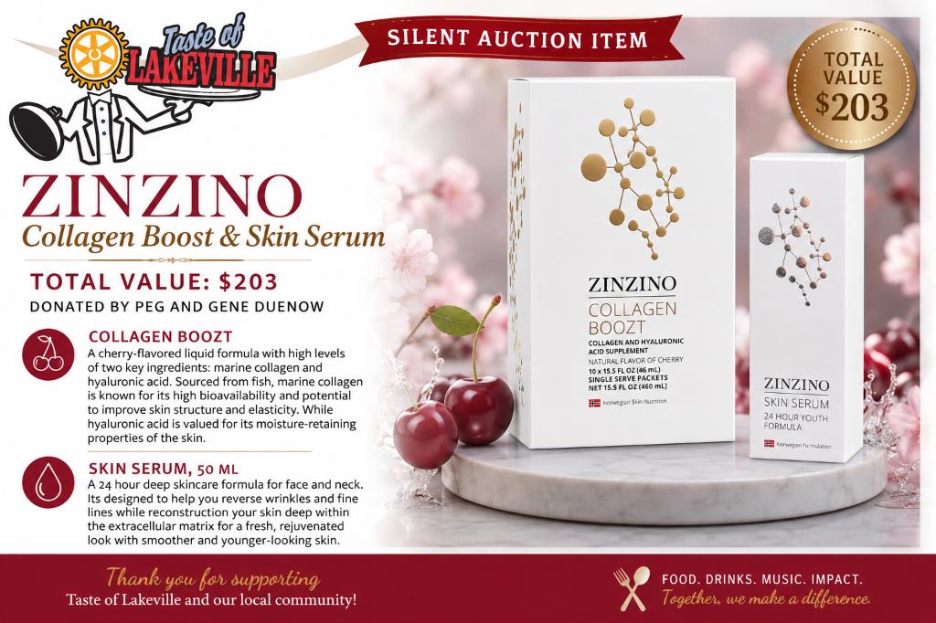 Zinzino Collagen Boozt & Skin Serum Gift Set