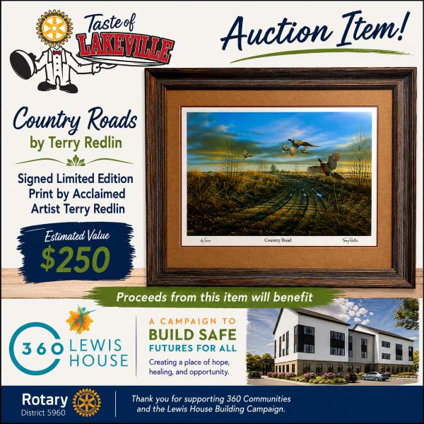 Country Roads by Terry Redlin – Signed Limited...