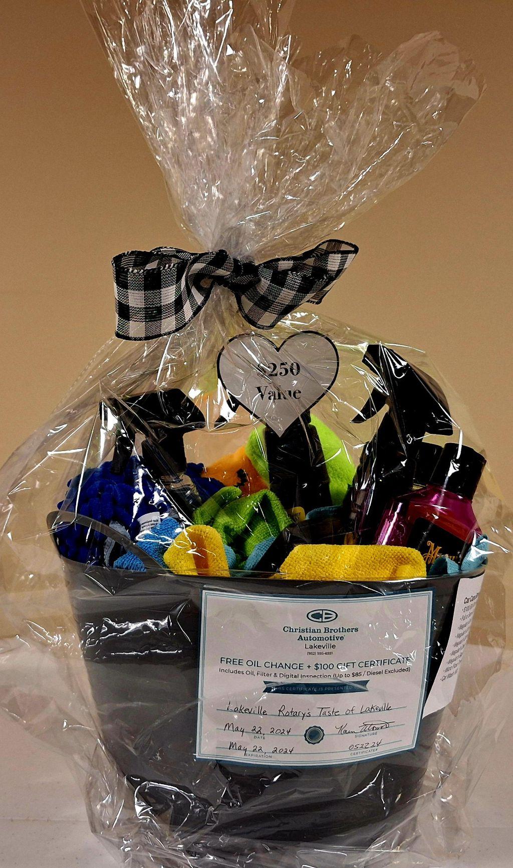 Christian Brothers Car Care Gift Basket