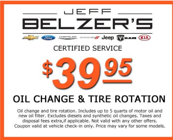 Jeff Belzer's Service - Oil Change