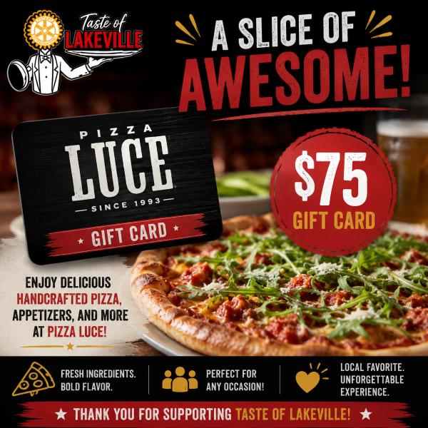 A Slice of Awesome – $75 Pizza Lucé Gift ...