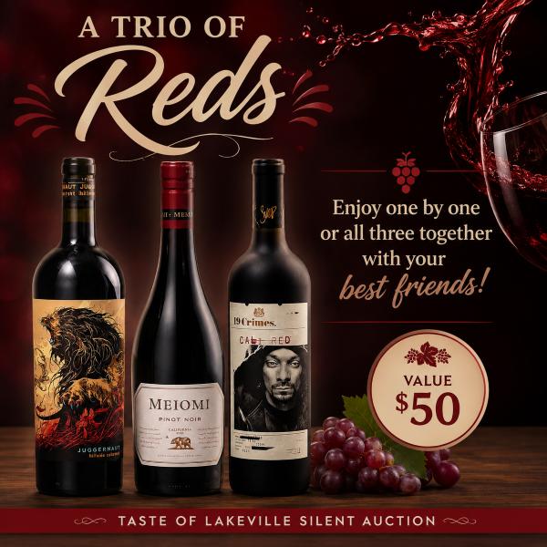 A Trio of Reds – Wine Collection