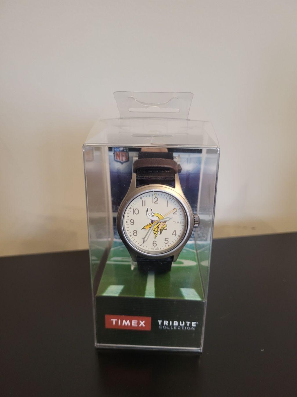 MN Vikings Watch - Timex Tribute Collection (Black Band)