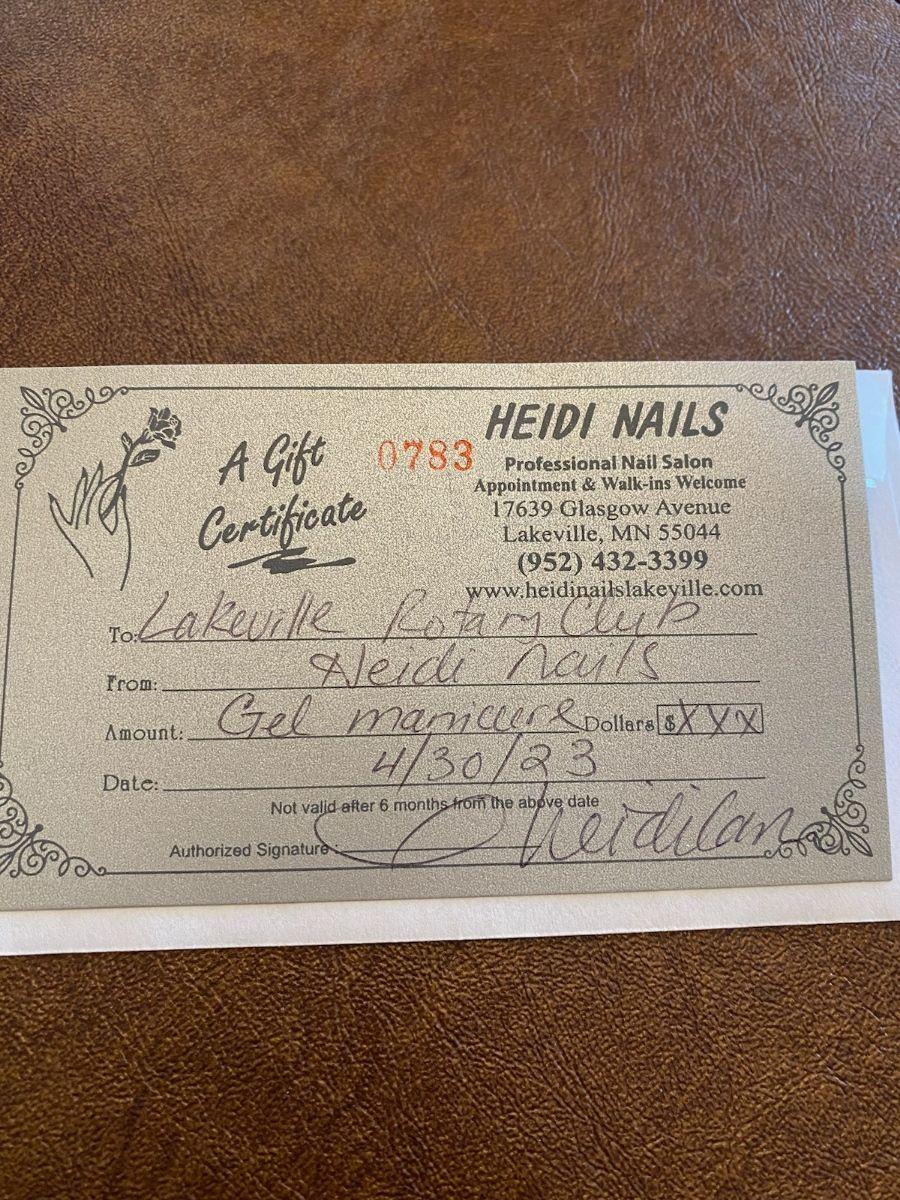 Heidi Nails Gel Manicure