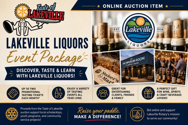 Lakeville Liquors Event Package