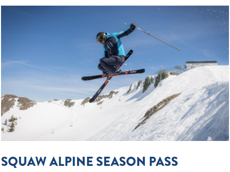 Squaw Valley - Alpine Meadows Unlimited Season Pass