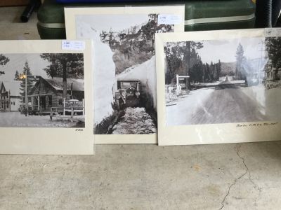 Set of 3 Old Tahoe Prints