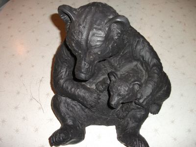 Bear sculpture