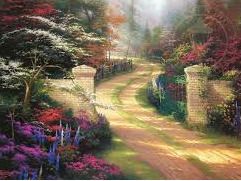 Thomas Kinkade ''Spring Gate''