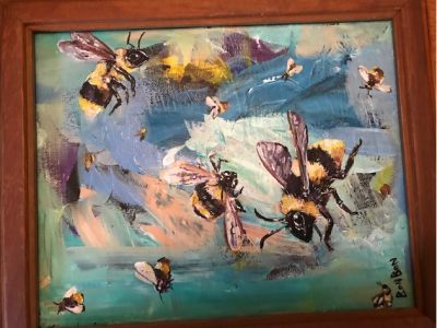 ''Bee'' Oil painting