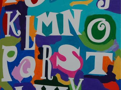 Alphabet Art (one-of-a-kind)