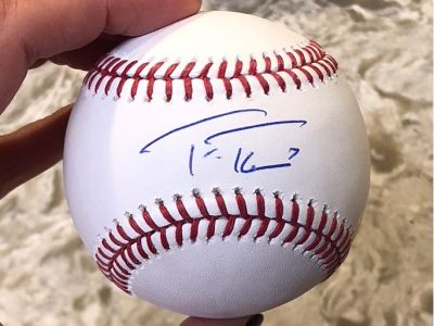 Trea Turner Signed Baseball